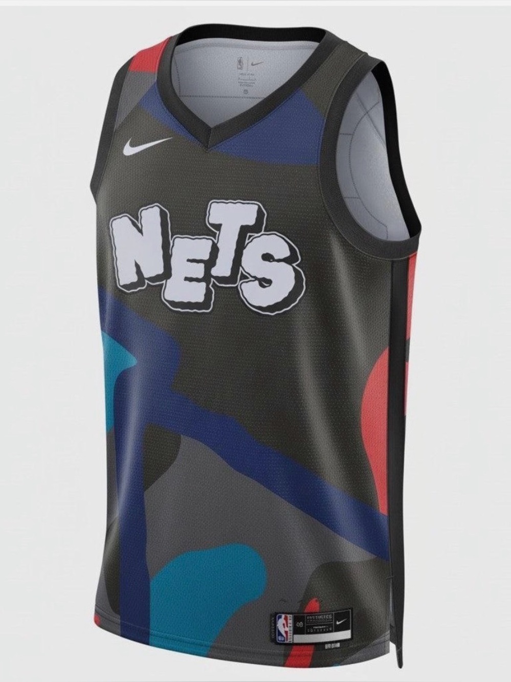[DX8524-010] MENS NIKE NBA BROOKLYN NETS 2023/24 CITY EDITION SWINGMAN JERSEY